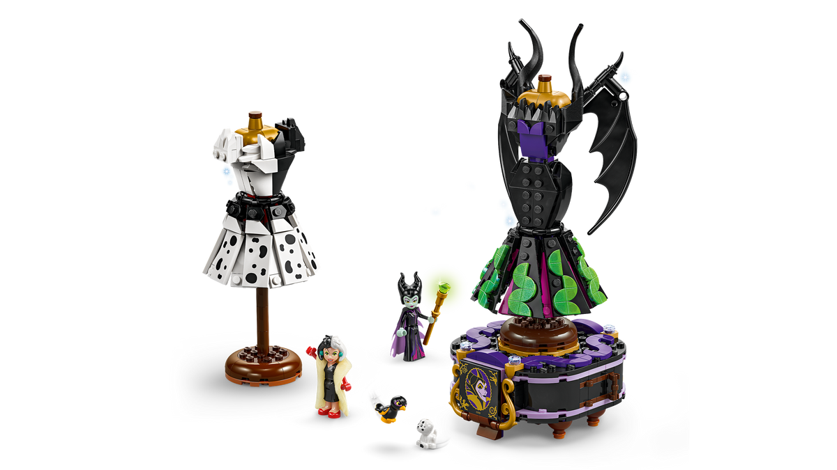 Maleficent's and Cruella De Vil's Dresses
