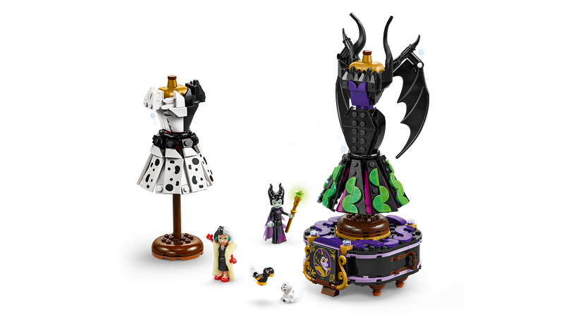 Maleficent's and Cruella De Vil's Dresses