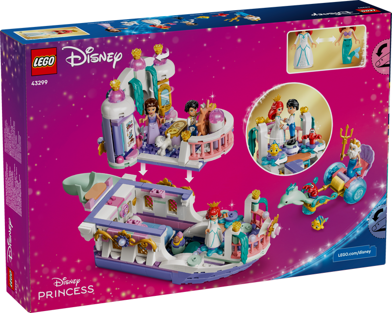 LEGO set 43299, box packaging, view 2