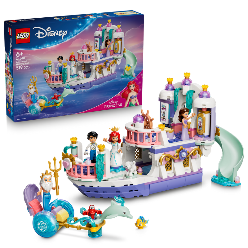 LEGO set 43299, box packaging, view 3