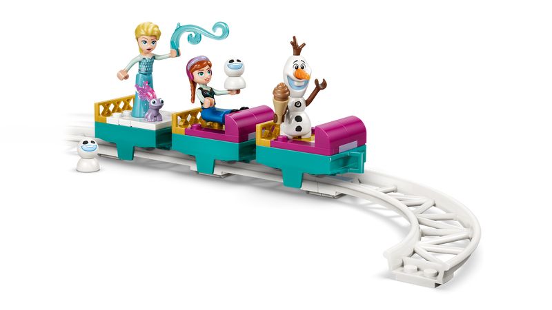 Elsa's Ice Castle & Snow Ride Adventure