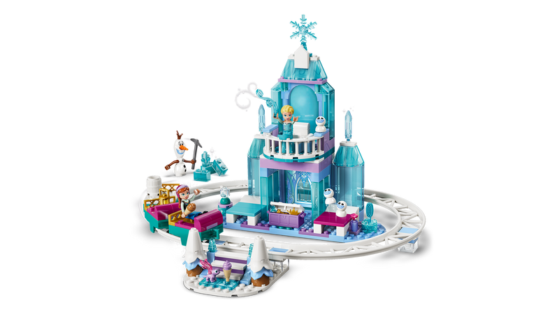 Elsa's Ice Castle & Snow Ride Adventure