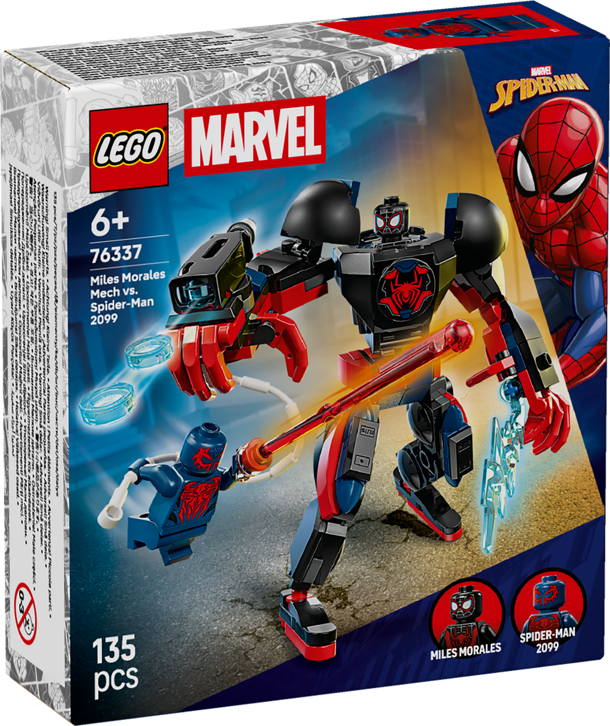 Miles Morales Mech vs. Spider-Man 2099