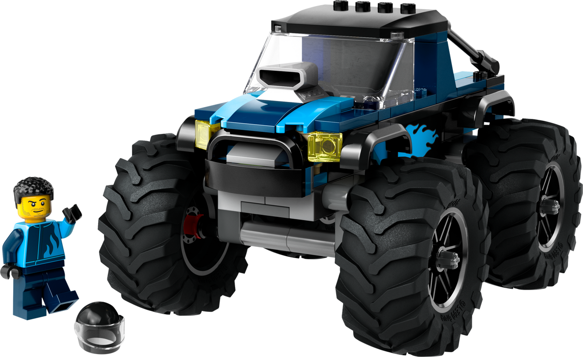 Blue Monster Truck