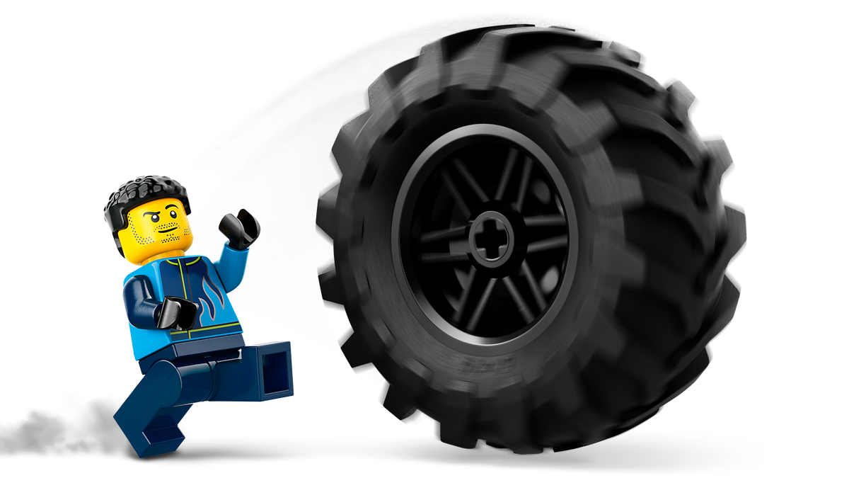 Blue Monster Truck