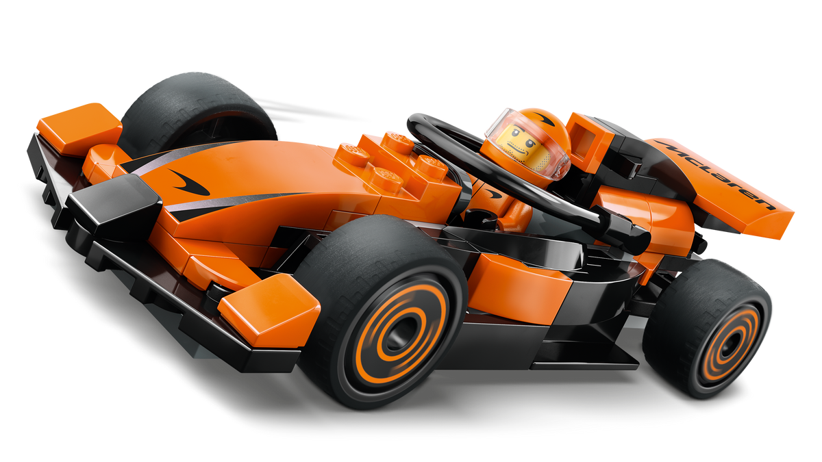 F1® Driver with McLaren Race Car