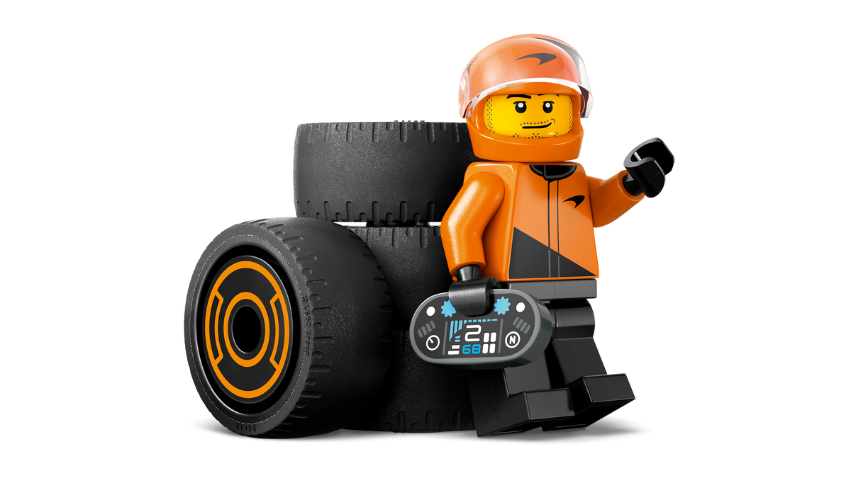 F1® Driver with McLaren Race Car