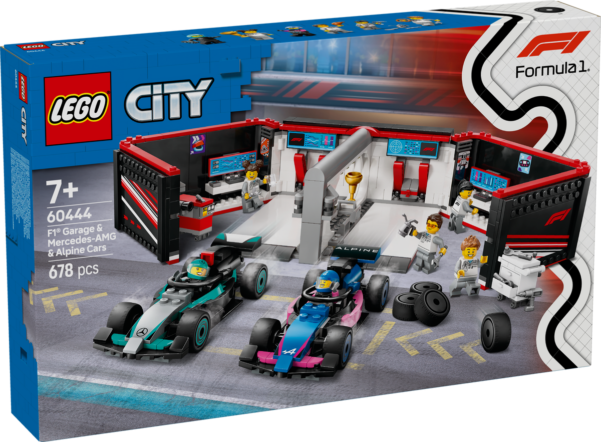 F1® Garage & Mercedes-AMG & Alpine Cars