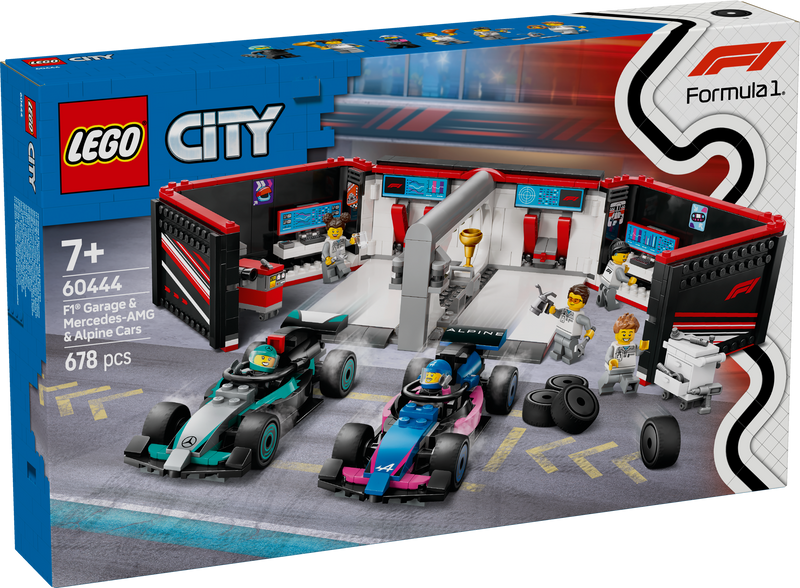 F1® Garage & Mercedes-AMG & Alpine Cars