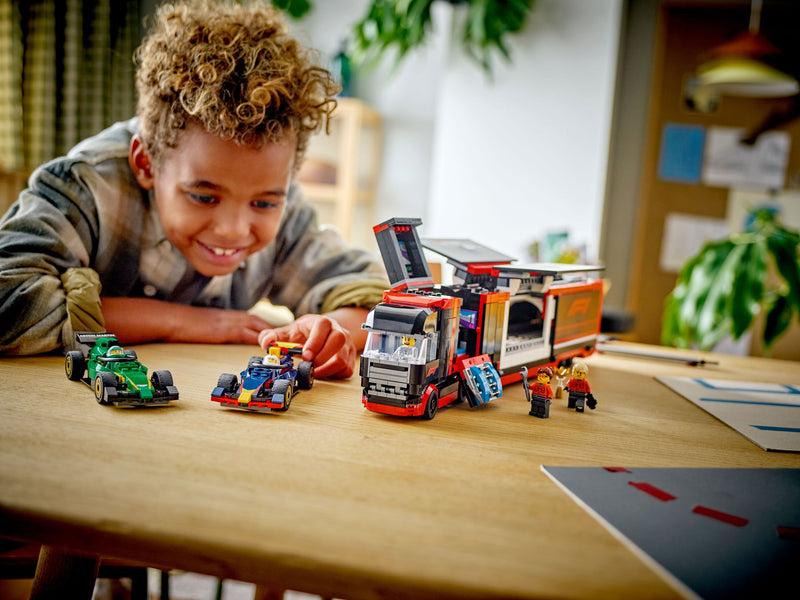 F1® Truck with RB20 & AMR24 F1® Cars