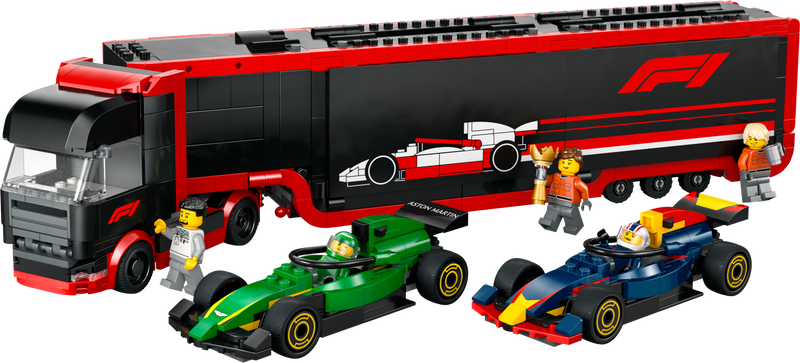 F1® Truck with RB20 & AMR24 F1® Cars