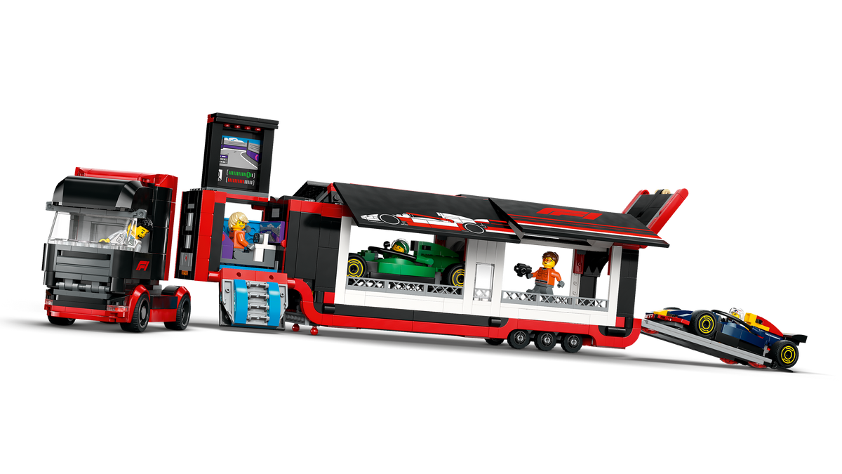 F1® Truck with RB20 & AMR24 F1® Cars