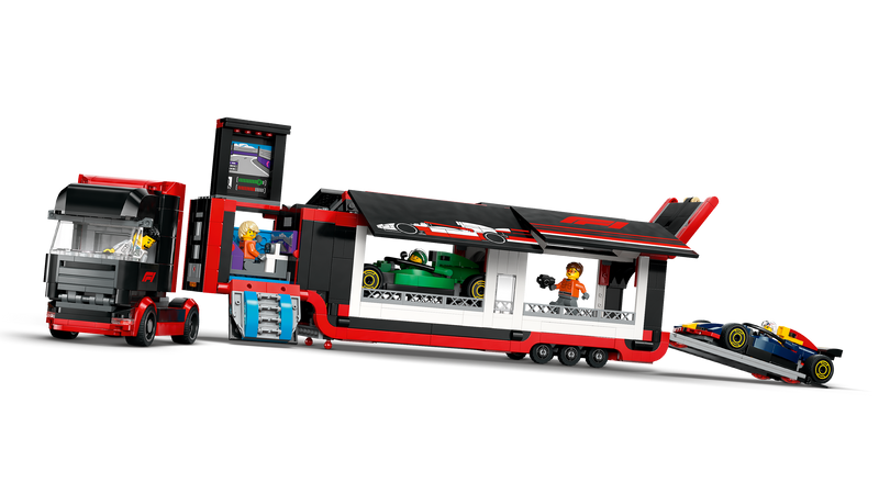 F1® Truck with RB20 & AMR24 F1® Cars