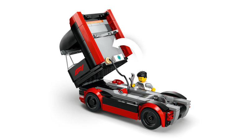 F1® Truck with RB20 & AMR24 F1® Cars