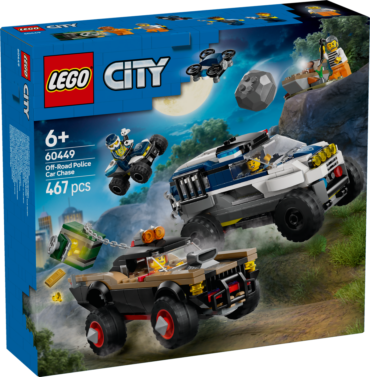 Off-Road Police Car Chase
