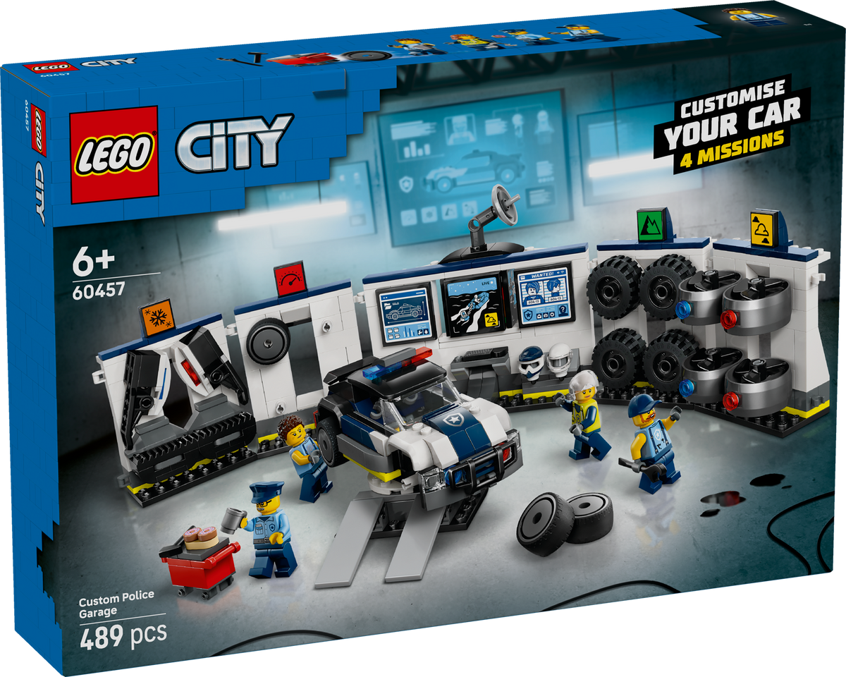 Custom Police Car Garage