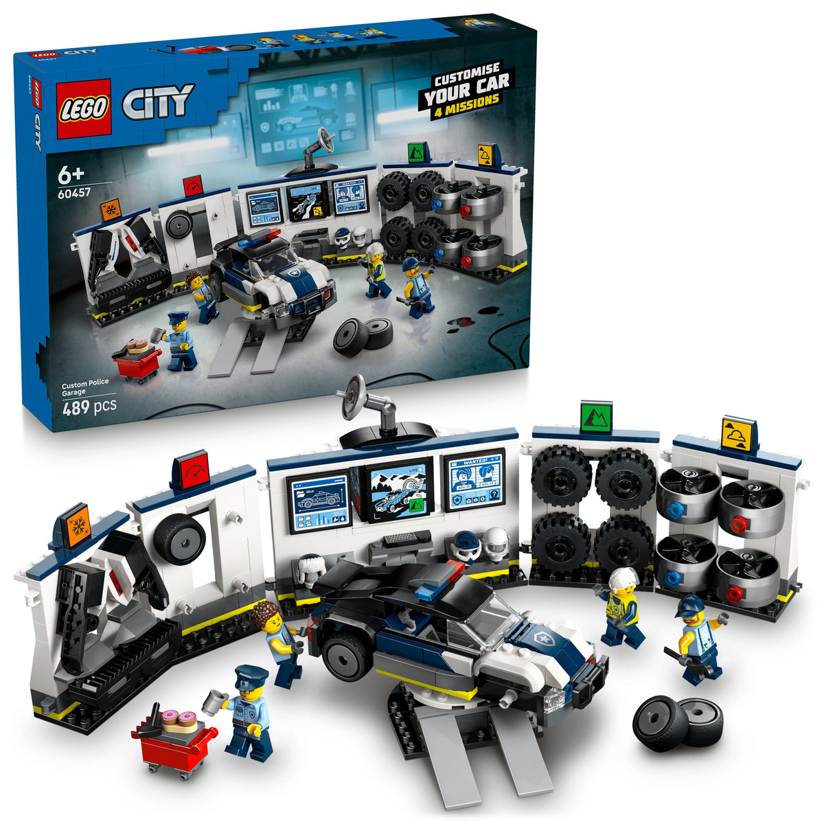 Custom Police Car Garage