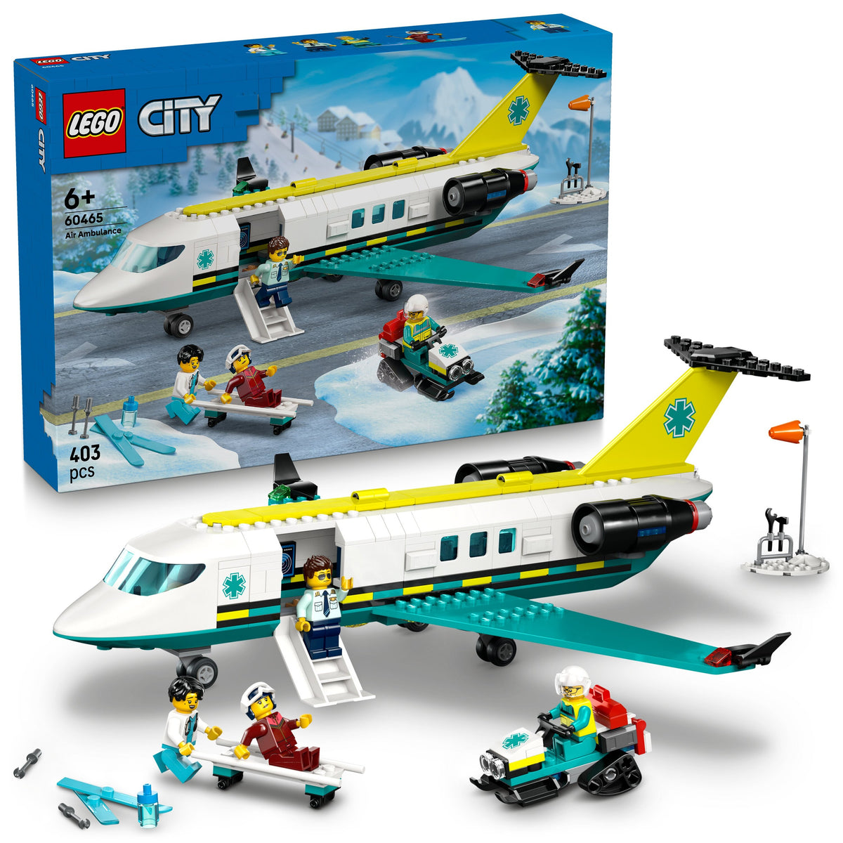 Emergency Air Ambulance Airplane