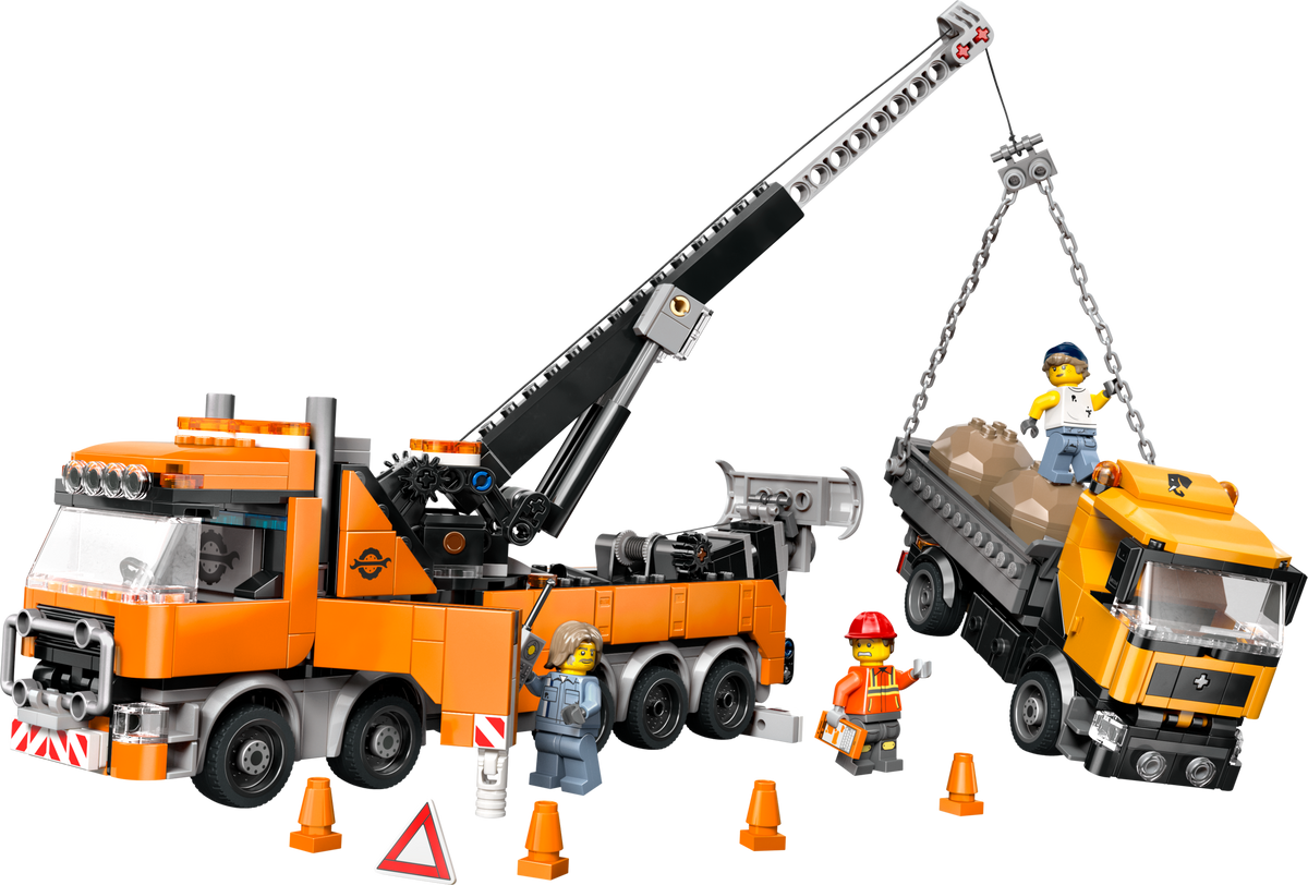Heavy-Duty Recovery Tow Truck with Crane