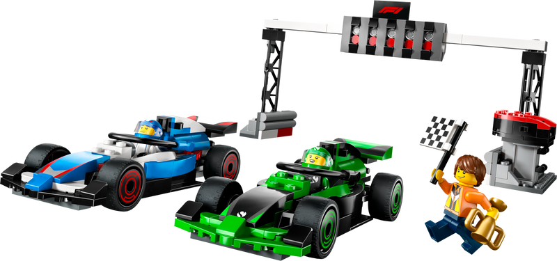 F1® Grid with VCARB & Sauber Race Cars