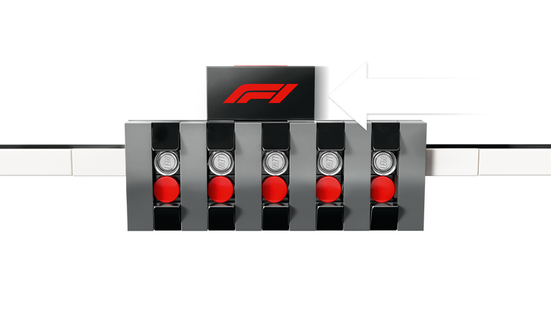 F1® Grid with VCARB & Sauber Race Cars