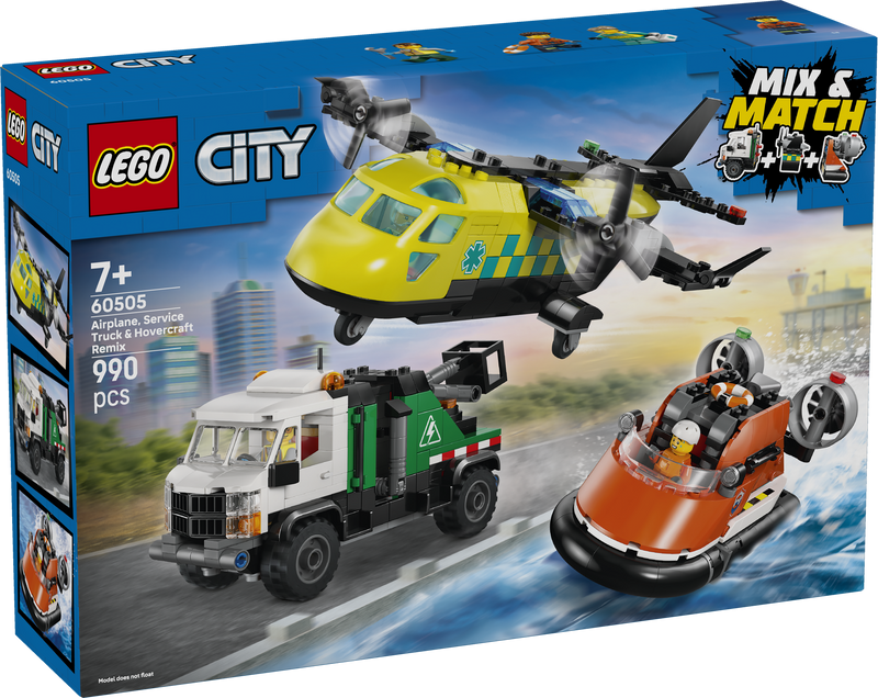 Airplane, Service Truck & Hovercraft Remix