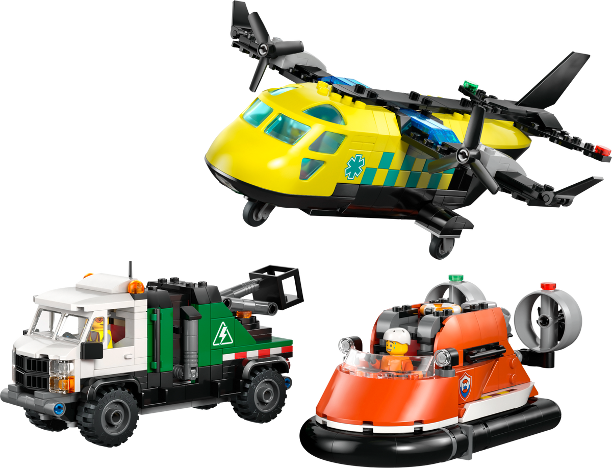 Airplane, Service Truck & Hovercraft Remix
