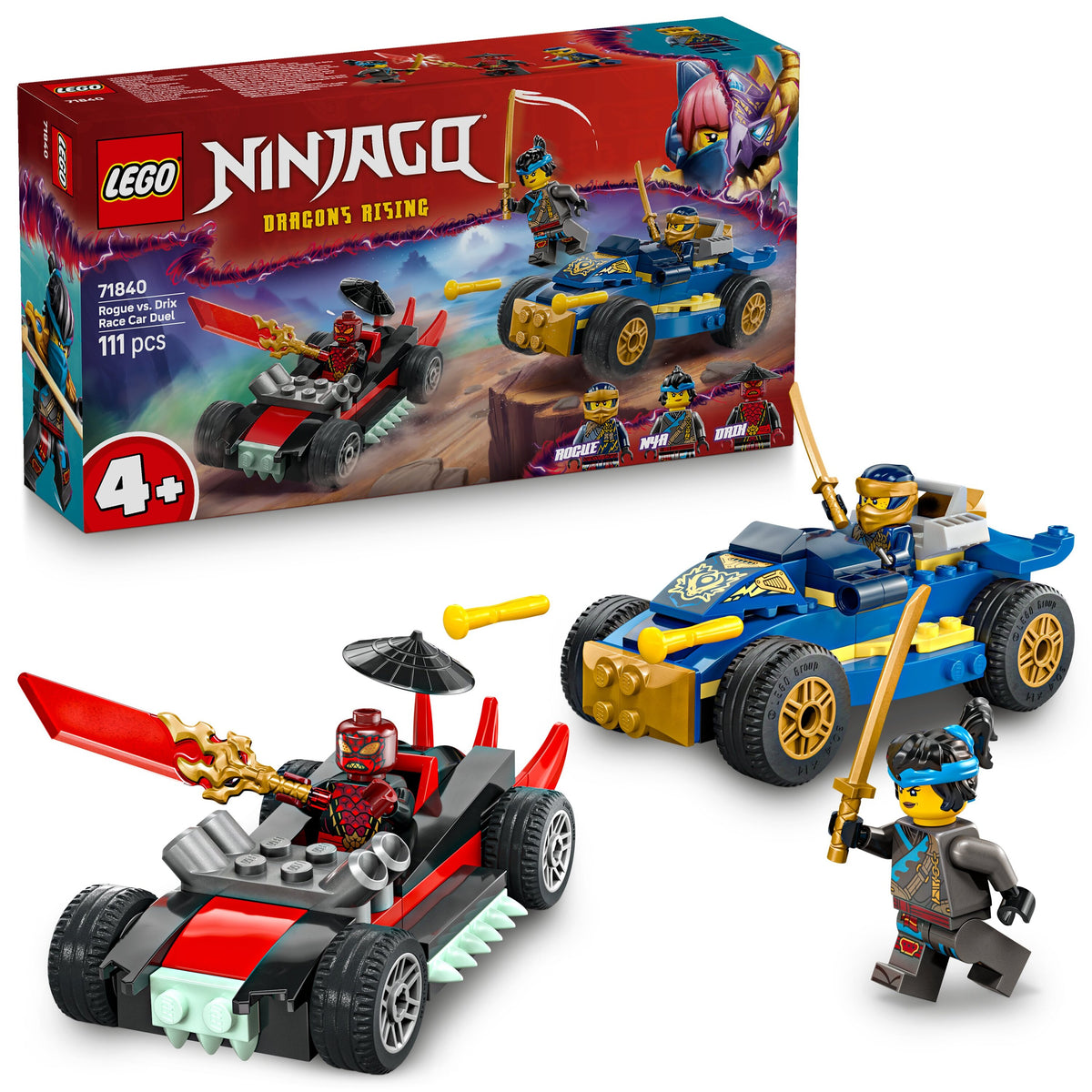 Rogue vs. Drix Race Car Duel