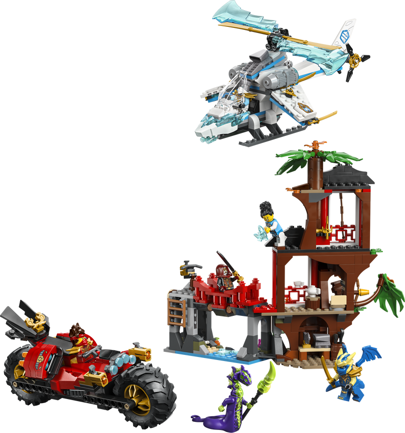 Ninja Vehicle Tree House Battle