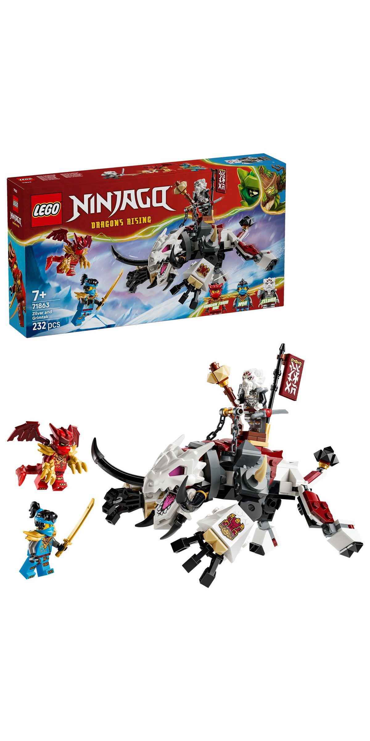 Zilvar and Grimtak the Dragon Beast