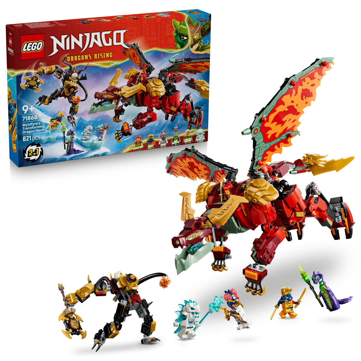Wyldfyre's Transforming Dragon Mech