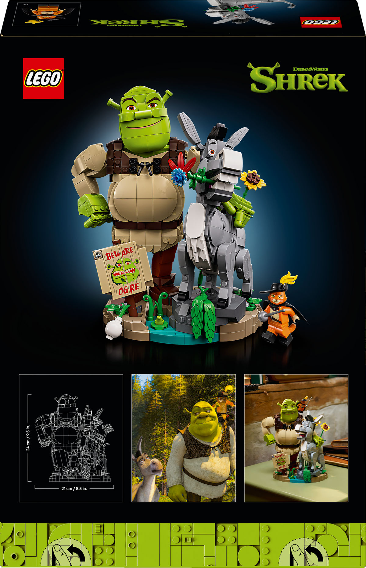 Shrek, Donkey & Puss in Boots