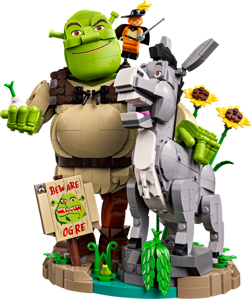 Shrek, Donkey & Puss in Boots