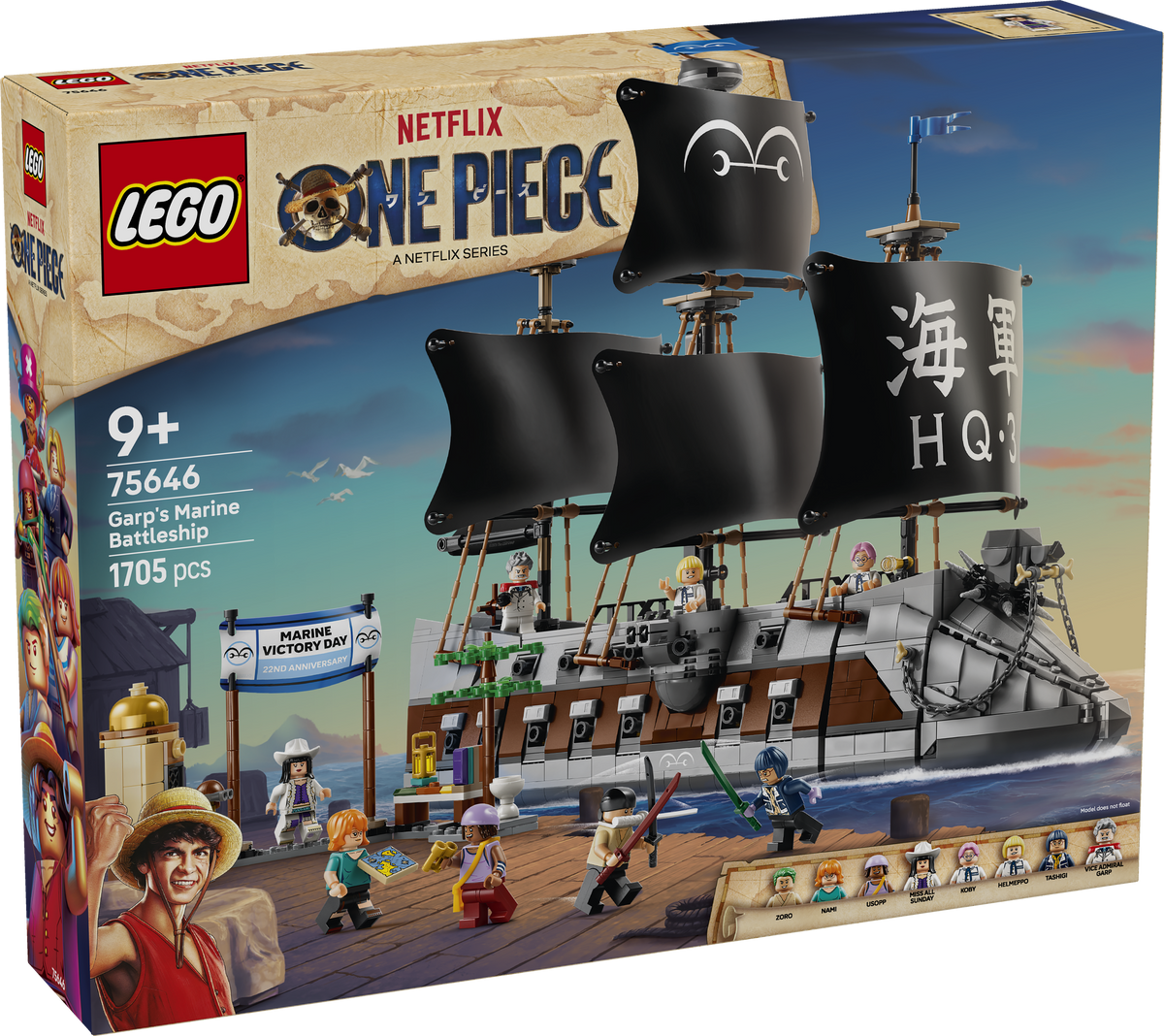 Garp's Marine Battleship