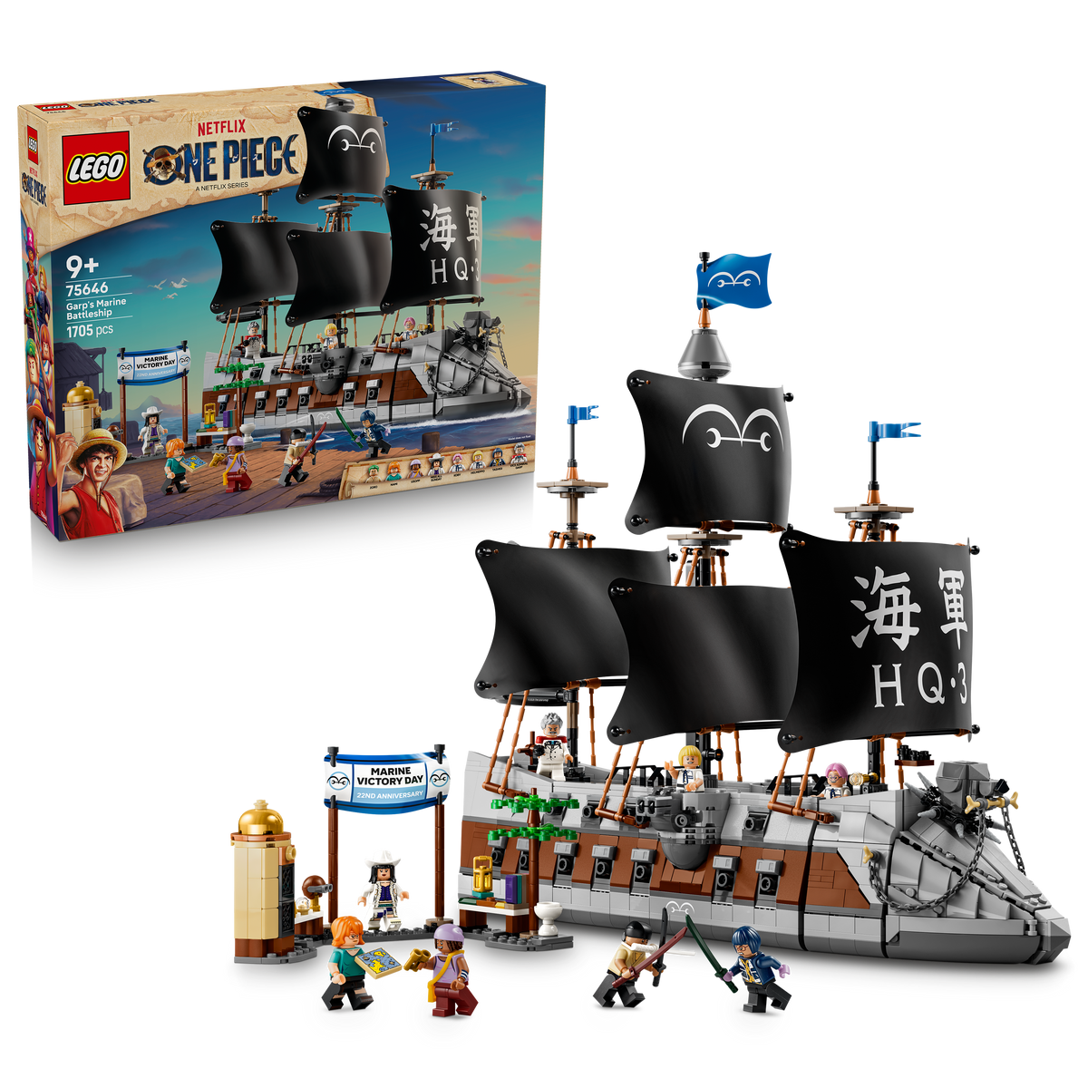 Garp's Marine Battleship