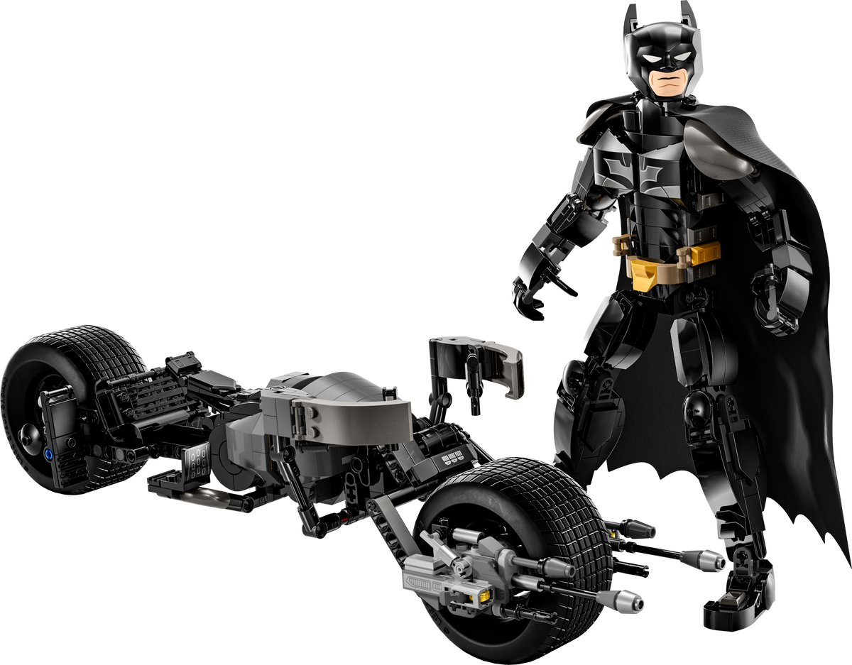 Batman™ Construction Figure and the Bat-Pod Bike