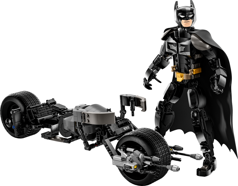Batman™ Construction Figure and the Bat-Pod Bike