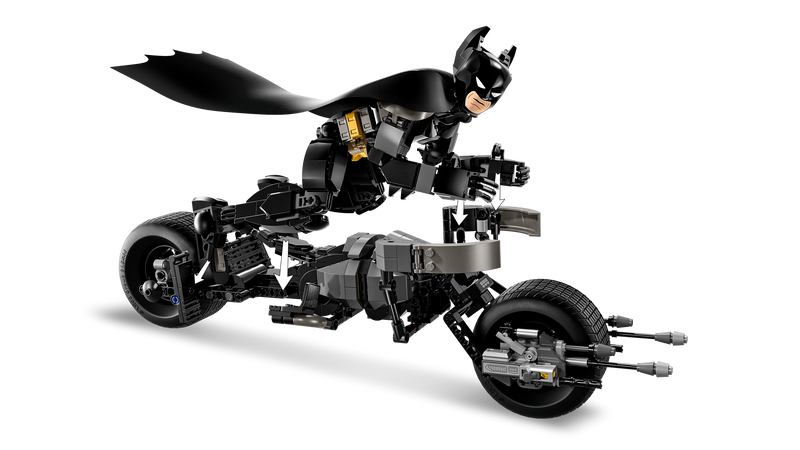 Batman™ Construction Figure and the Bat-Pod Bike