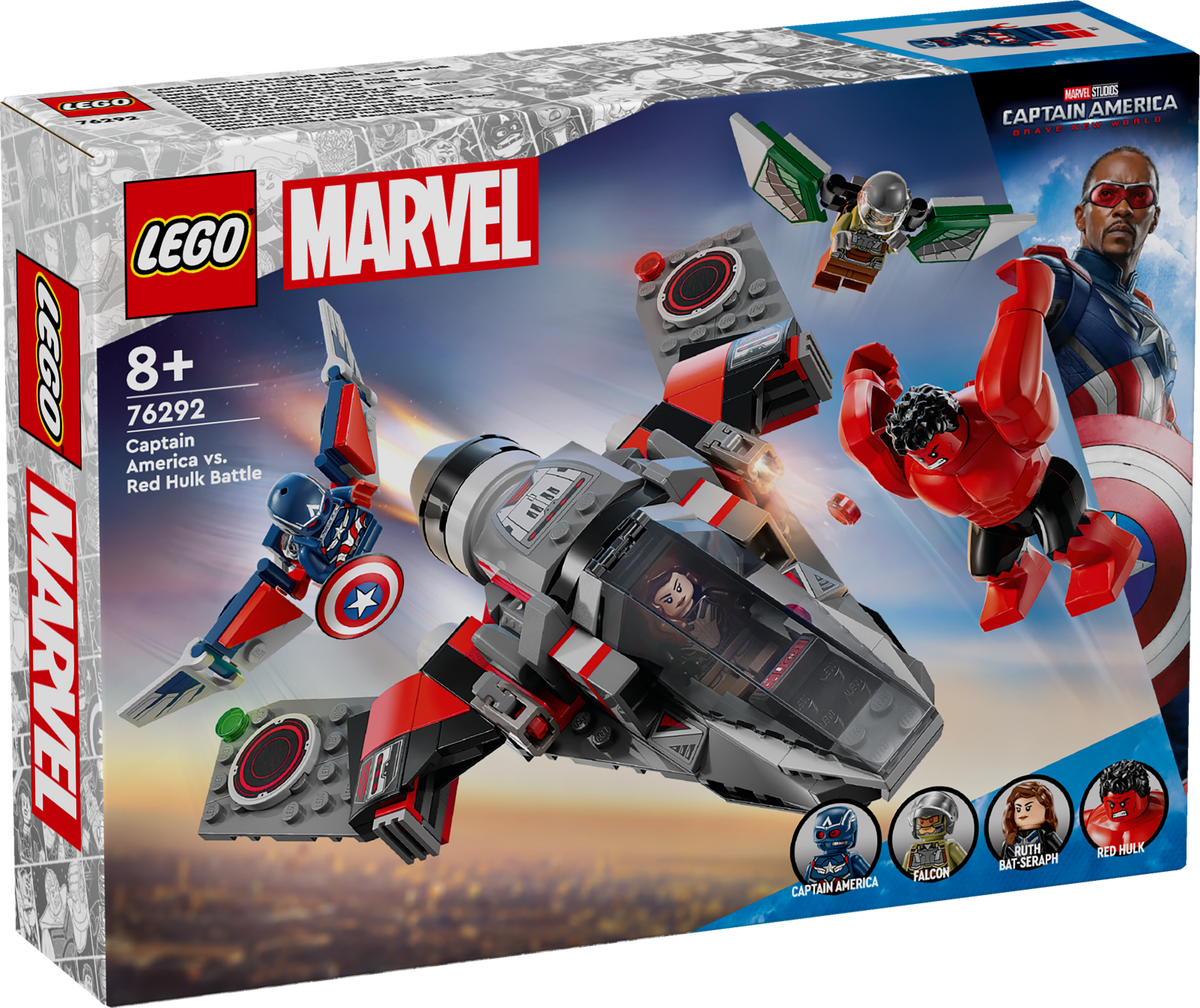 Captain America vs. Red Hulk Battle