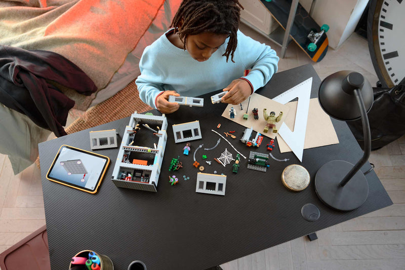 LEGO set 76350, being built, view 2