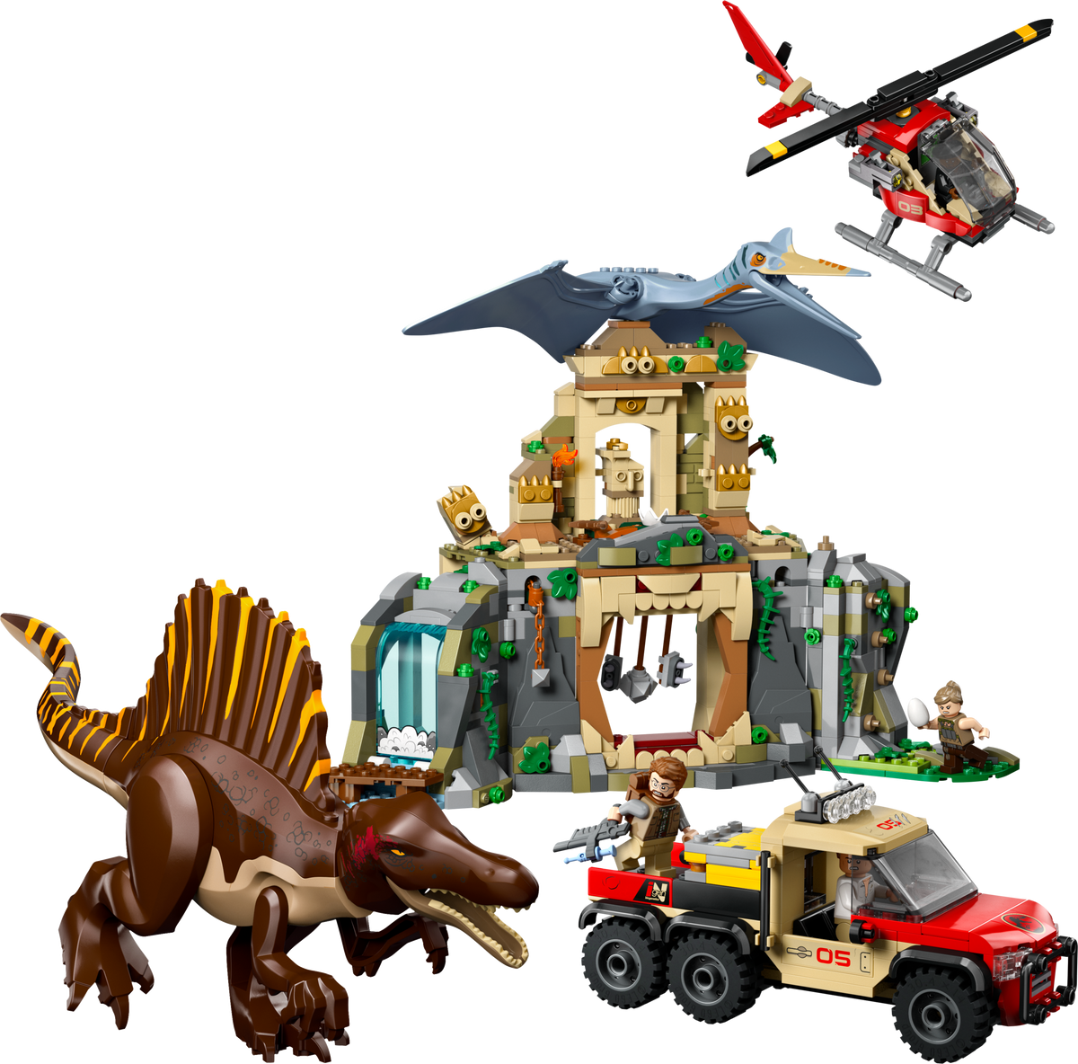 Spinosaurus & Quetzalcoatlus Air Mission