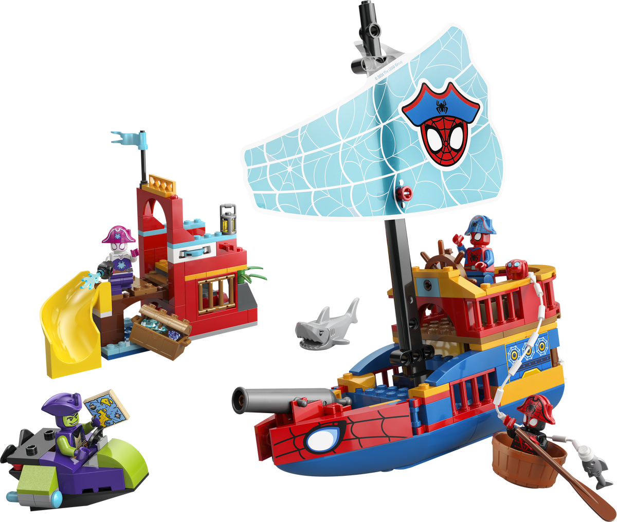 Team Spidey Pirate Ship