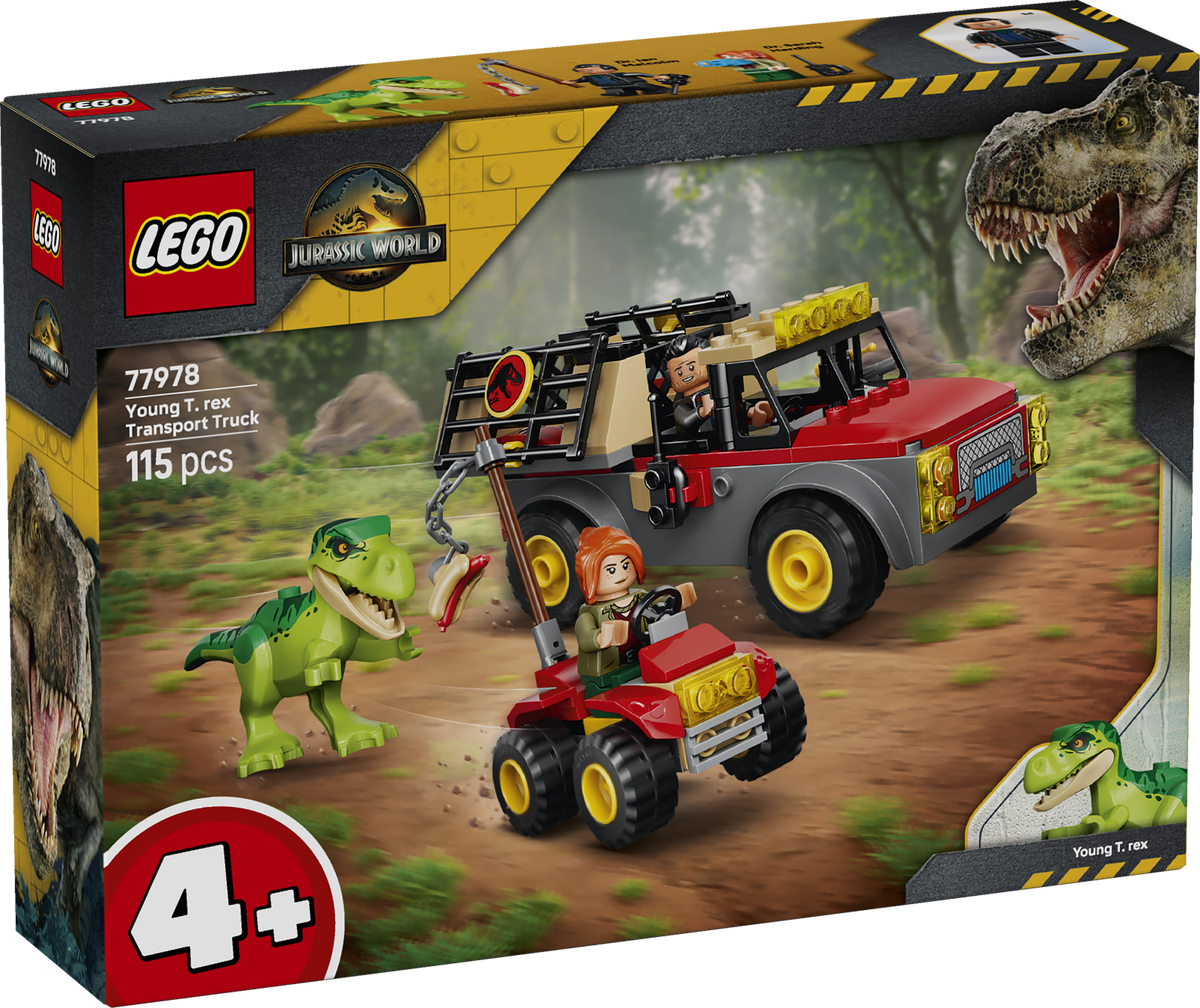 Young T. rex Transport Truck