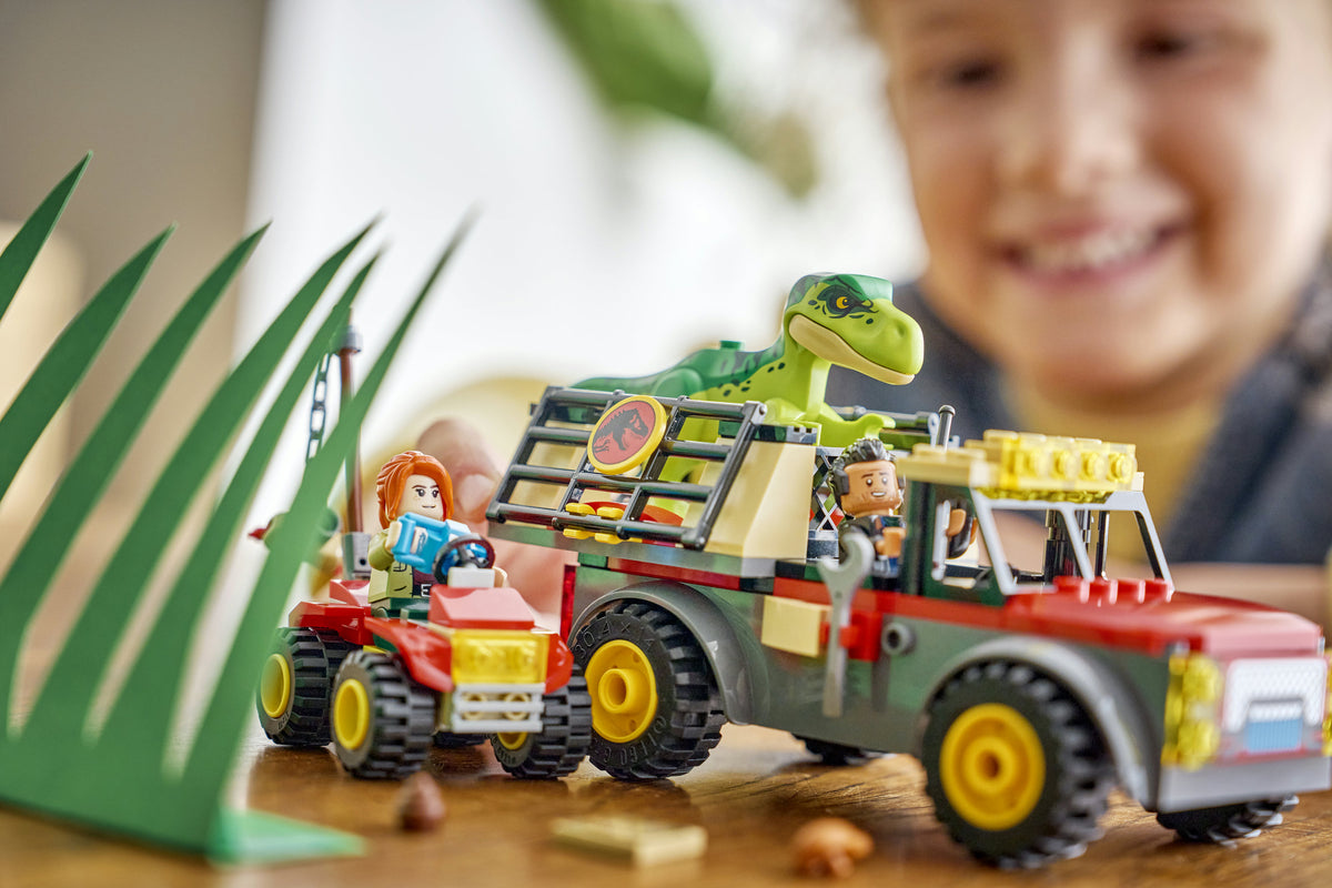 Young T. rex Transport Truck
