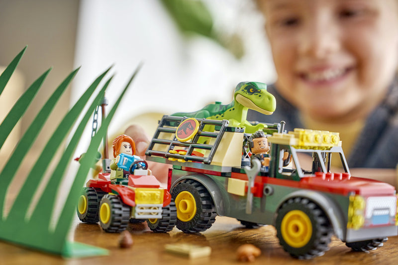 Young T. rex Transport Truck