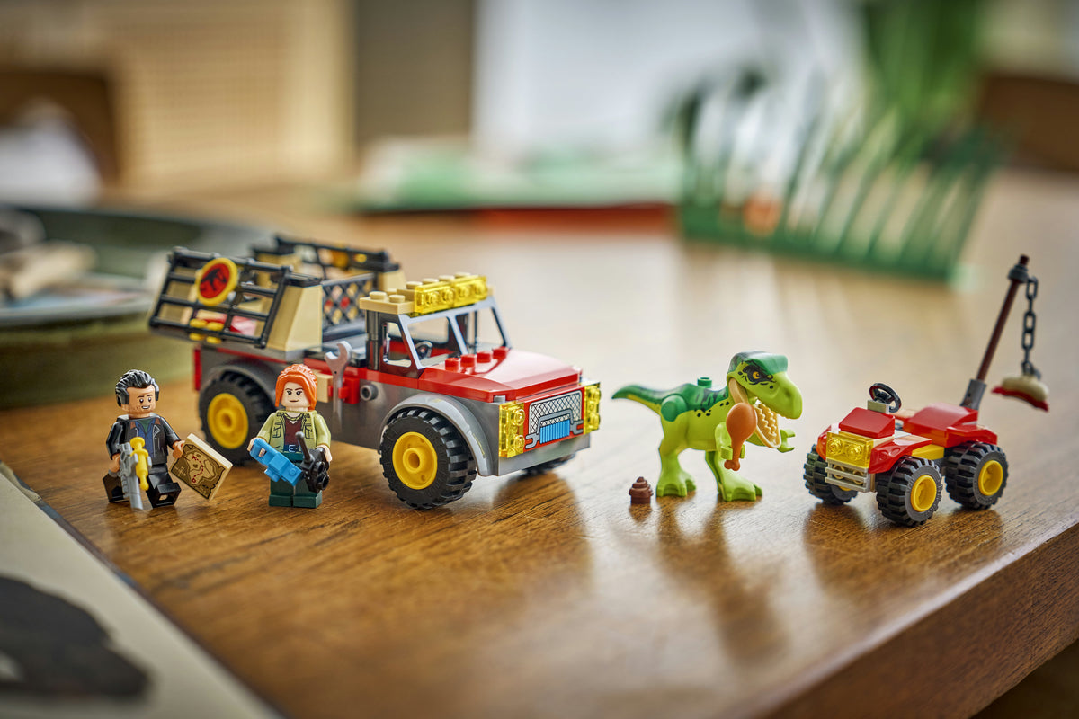 Young T. rex Transport Truck