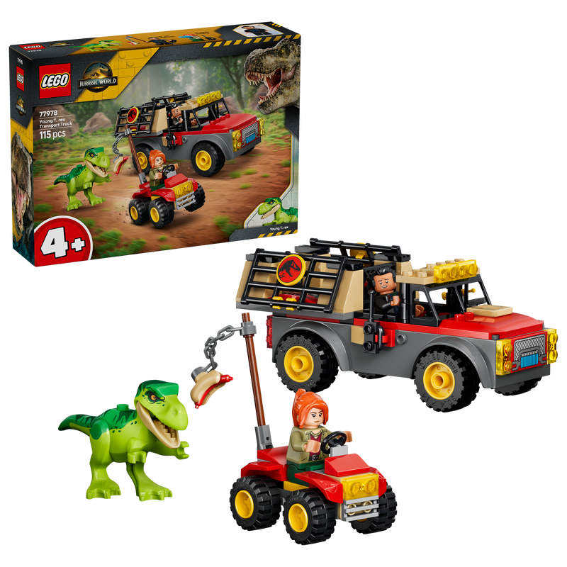 Young T. rex Transport Truck