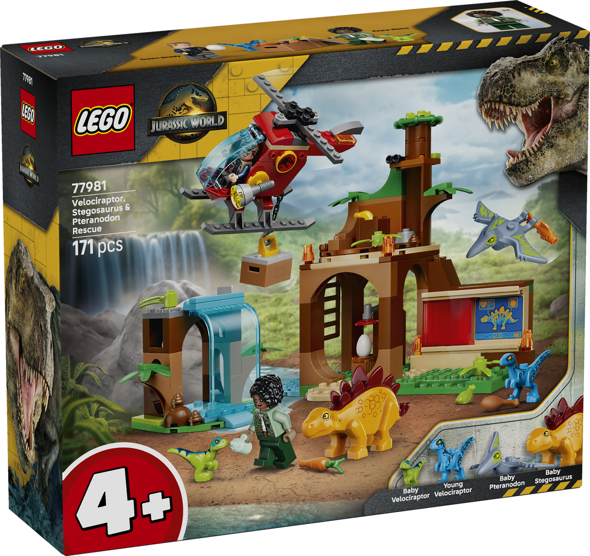 Velociraptor, Stegosaurus & Pteranodon Rescue