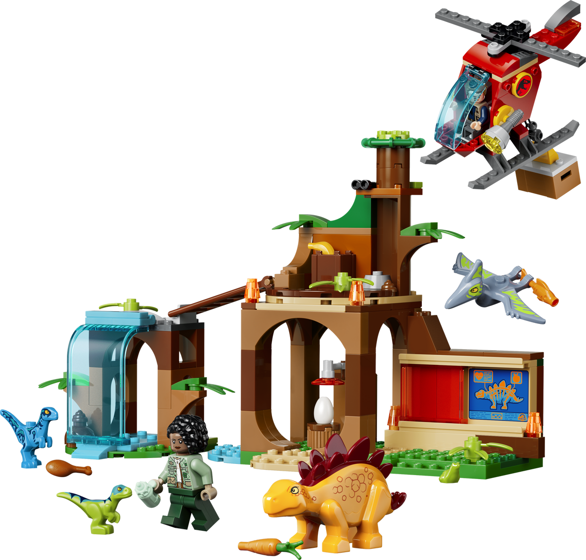 Velociraptor, Stegosaurus & Pteranodon Rescue