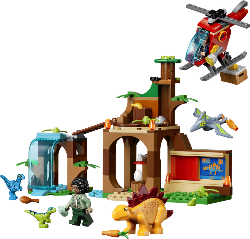 Velociraptor, Stegosaurus & Pteranodon Rescue